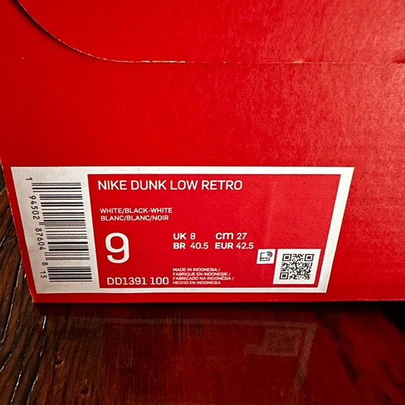 Nike Dunk Low Panda Men’s - Picture 11 of 11